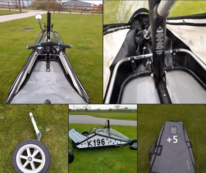 Classic Kart with 4m and 2m sails