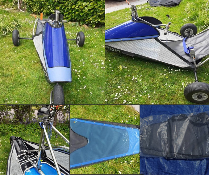 V1 Pro Stainless kart. 5pc Fibreglass mast. 6pc Carbon mast & more
